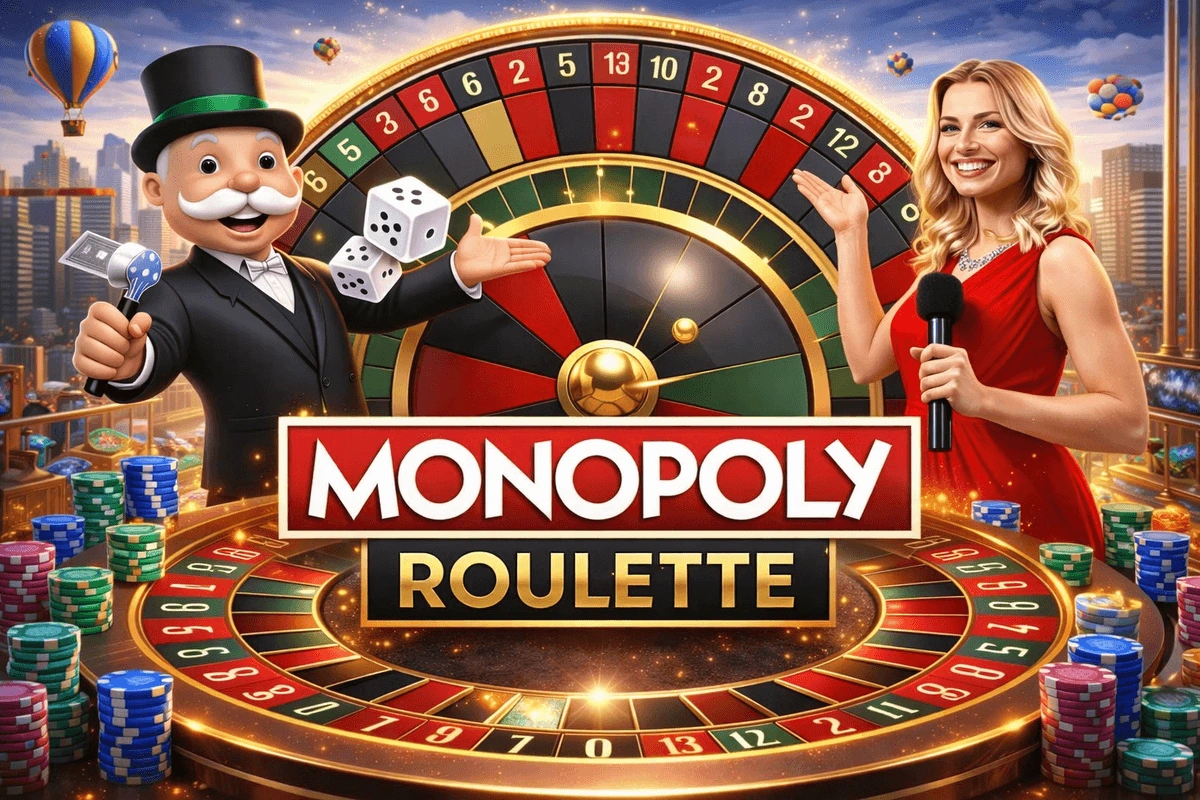 Monopoly Roulette - Le game show live d'Evolution sous licence Hasbro
